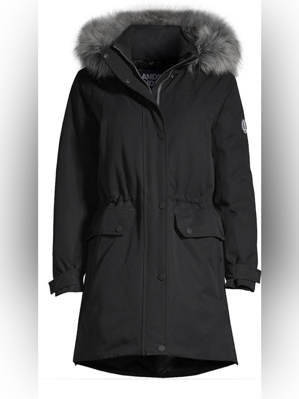 LIKE NEW Petite Lands End Women’s Expedition Down Waterproof Winter Parka Large